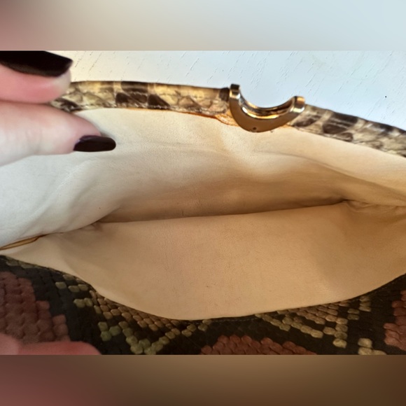 Vintage Morris Moskowitz Reptile Handbag Crossbody 1970’s - Picture 15 of 16